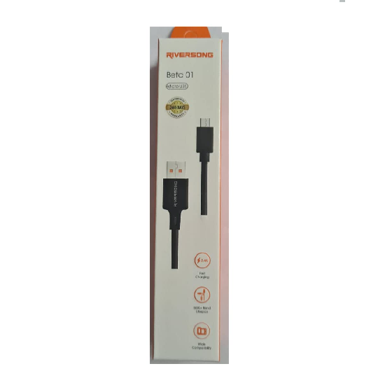 Riversong Beta 01 Micro Usb Cale 2.4A Fast Charging Cable